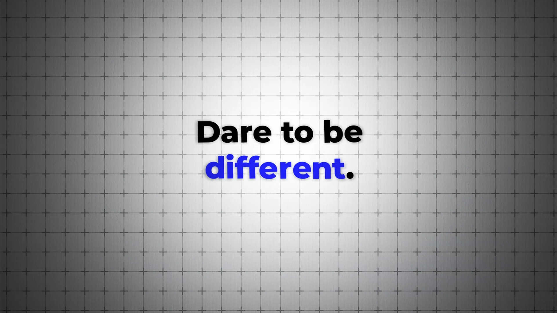 Dare To Be Different - Animation